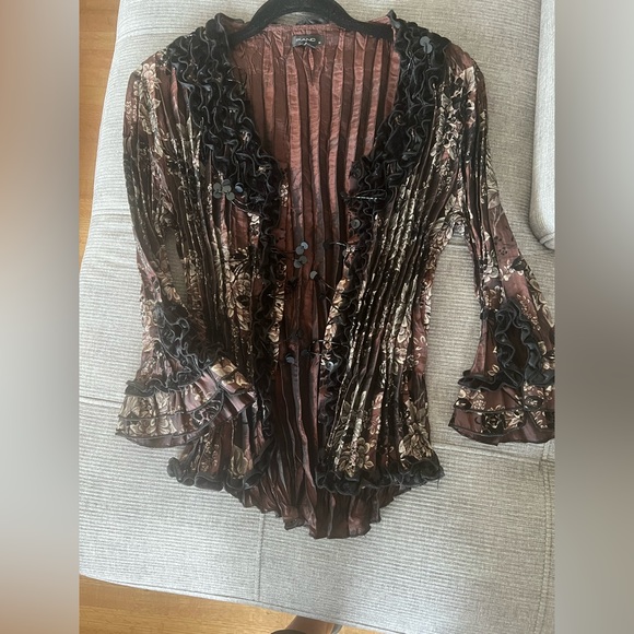 Women’s evening blazer - dressy style with beads - Picture 2 of 3